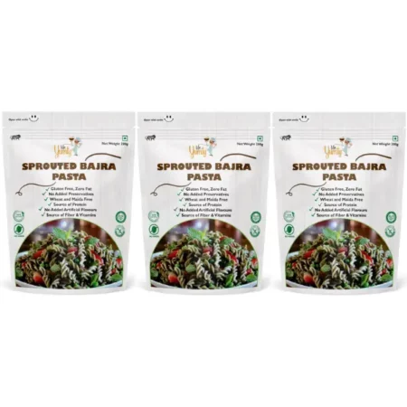 CookGarden Finger Millet/Ragi Penne Pasta 300g, No Maida