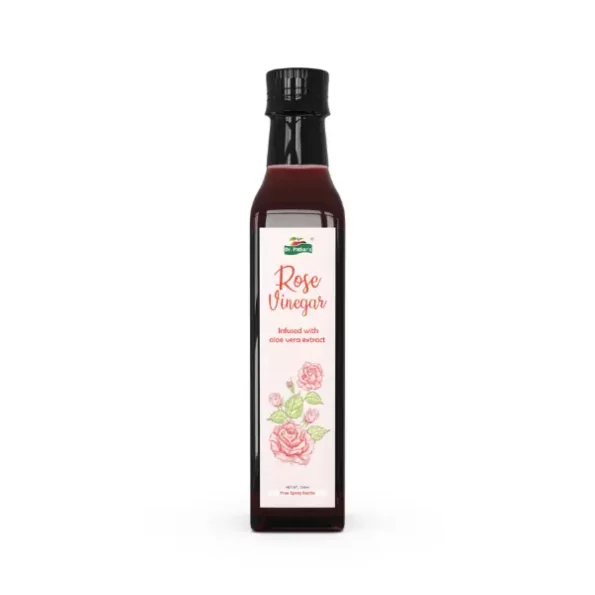 Dr. Patkar's Rose Vinegar Infused With Aloevera Extract, 250 ml, DRPACV_RV_250-1.webp, DRPACV RV 250 1