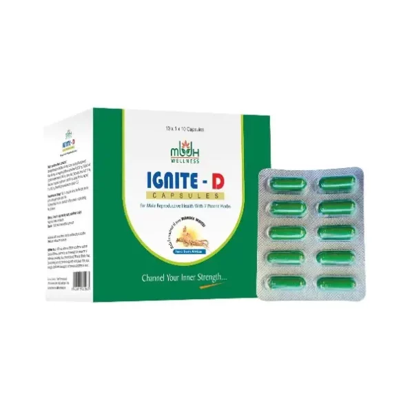 MBDH Wellness Ignite D Capsule , 100 Capsules available on Herbkart