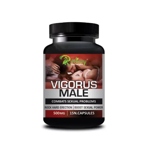 Riffway Vigorus Male Capsules For Helps In Uplift Energy & Sex Drive/Increases Size, 15 Capsules available on Herbkart