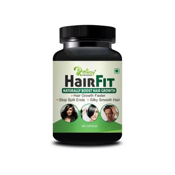 Riffway Hair Fit Herbal Capsules For Naturally Boost Hair Growth available on Herbkart