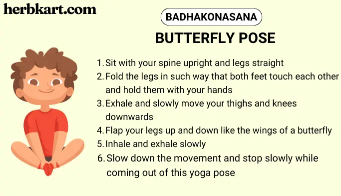 Butterfly Pose | Titli Asana | Steps | Benefits | Precautions | Butterfly  pose, Learn yoga poses, Yoga facts