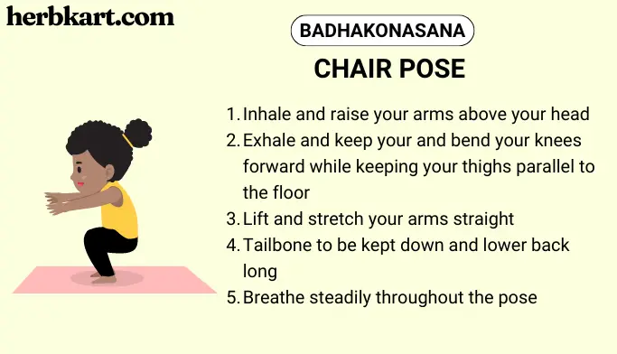 Chair Pose (Utkatasana) - Yoga Pose