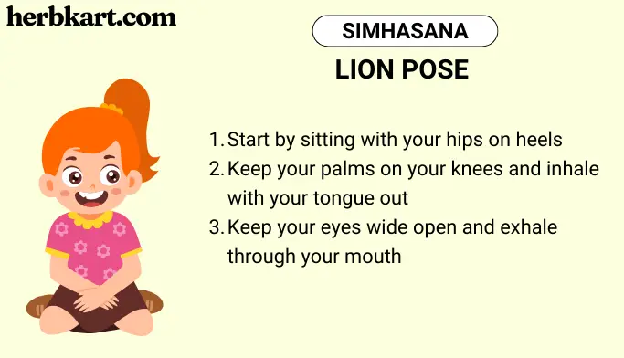 How to Do Lion Pose (Simhasana) and Its Variations - DoYou