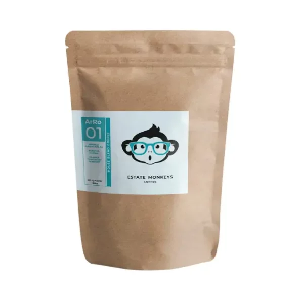 Estate Monkeys ArRo 01, House Blend Coffee, 200g Pack, ESMHB01200-1-1.webp, ESMHB01200 1 1