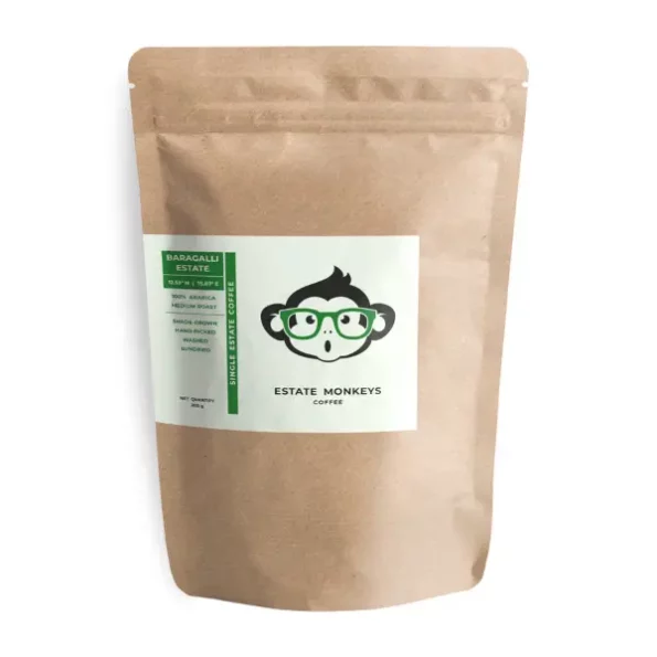 Estate Monkeys Baragalli Estate Coffee, Single Estate, 200g Pack, ESMBE200-1-1.webp, ESMBE200 1 1