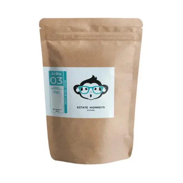 Estate Monkeys ArRo 03, House Blend Coffee, 200g Pack, ESMHB03200-1-1.webp, ESMHB03200 1 1