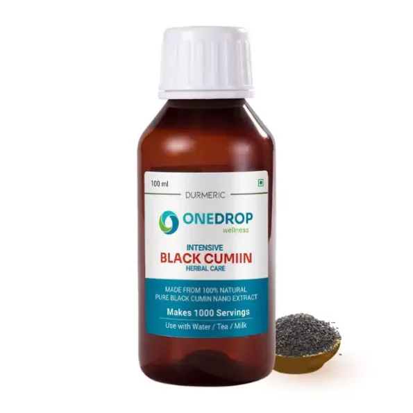 Onedrop Wellness Intensive Black Cumin Herbal Drops - 100Ml Makes 1000 Servings, ODWD-Black-Cumin-100ml-1.webp, ODWD Black Cumin 100ml 1