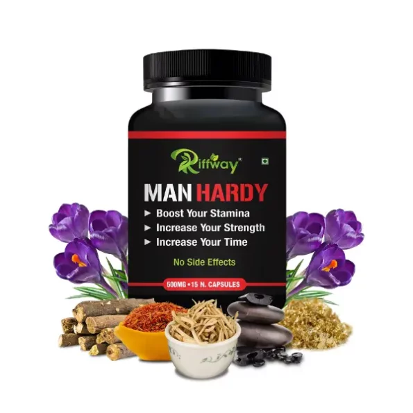 Riffway Man Hardy Sexual Capsules, 15 Capsules available on Herbkart