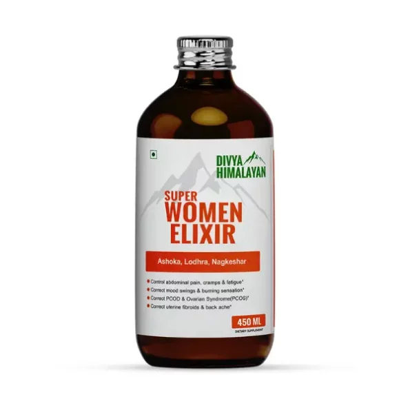 Divya Himalayan Super Women Elixir Health Tonic, Abdominal Pain & Mood Swings, 450 ml, DHWOMENWXR450-1.webp, DHWOMENWXR450 1