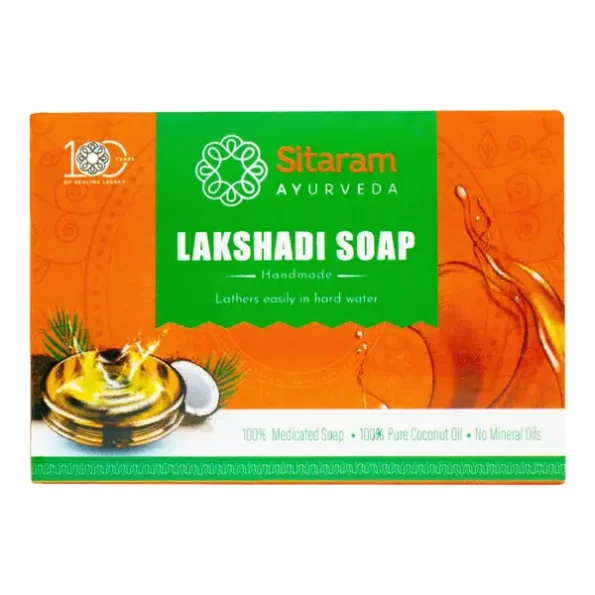 Sitaram Ayurveda Lakshadi Soap 75gm, SitaramAyurveda-095-1.webp, SitaramAyurveda 095 1