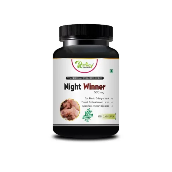 Riffway Night Winner Sexual Capsules, 15 Capsules available on Herbkart