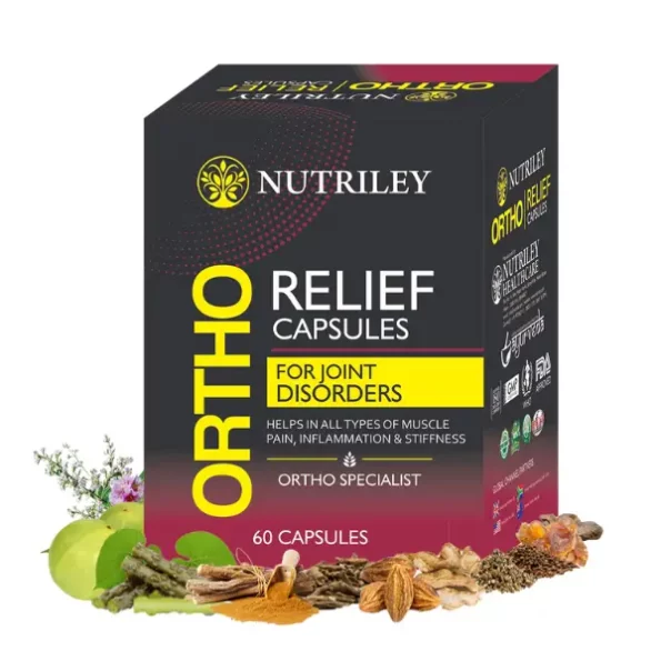 Nutriley Ortho Relief Joint Pain & Arthritis Capsules, 60 Capsules available on Herbkart