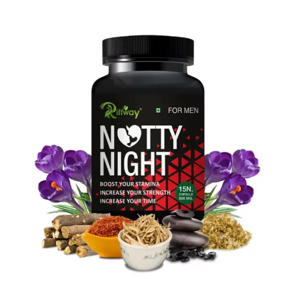 Riffway Notty Night Sexual Supplement, 15 Capsules available on Herbkart