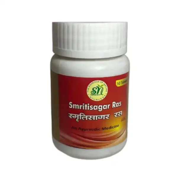 SN Herbals Smritisagar Ras, 50 Tablet, Snherbals-063-1.webp, Snherbals 063 1