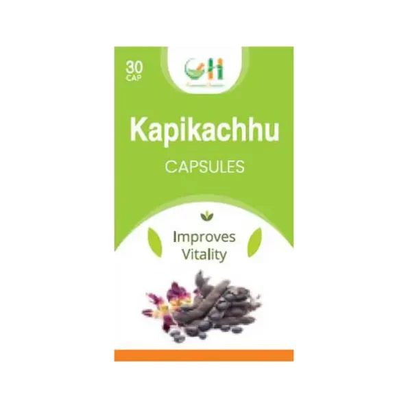 Garveish Herbals Kapikachhu Capsule, 30 Capsule available on Herbkart