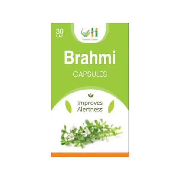 Garveish Herbals Brahmi Capsule, 30 Capsule available on Herbkart