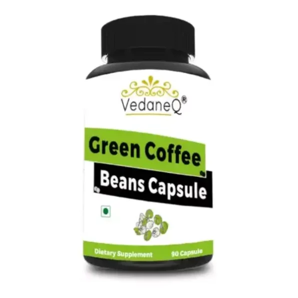 VedaneQ Green Coffee Beans Weight Loss Capsules Supplement Double Strength 1600mg, VedaneQved_greencapsule-1.webp, VedaneQved greencapsule 1