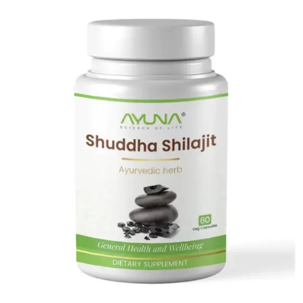 Ayuna Shudha Shilajith Veg Capsules, 60Capsules, Ayuna075-1.webp, Ayuna075 1