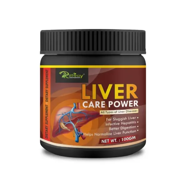 Riffway Liver Care For Liver detox, liver support, protection against fatty, 100 gm, riff-livercarepowder-100gm-1.webp, riff livercarepowder 100gm 1