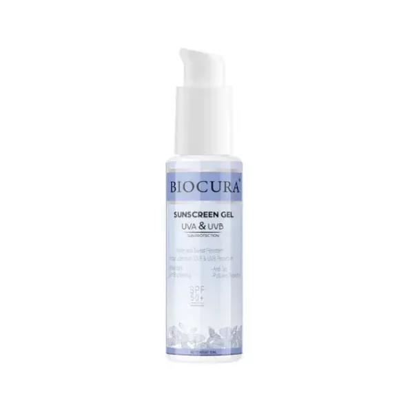 Biocura Sunscreen Gel 50% Spf, 50 ml, Biocura001-1.webp, Biocura001 1