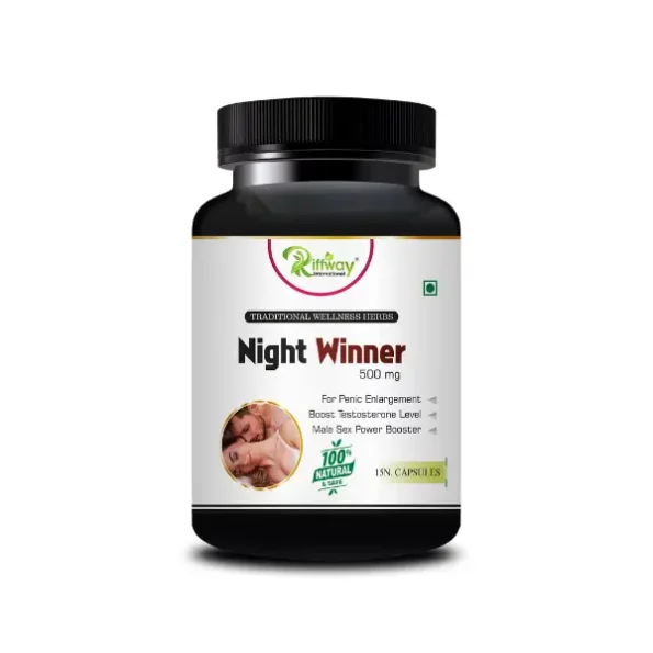 Riffway Night Winner Sexual Capsules For Boost Sexual Confidence available on Herbkart