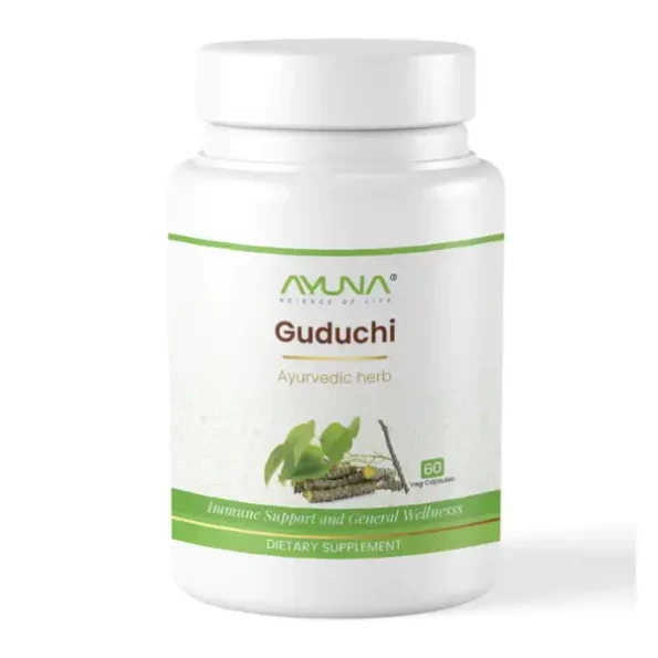 Ayuna Guduchi Veg Capsules, 60Capsules available on Herbkart