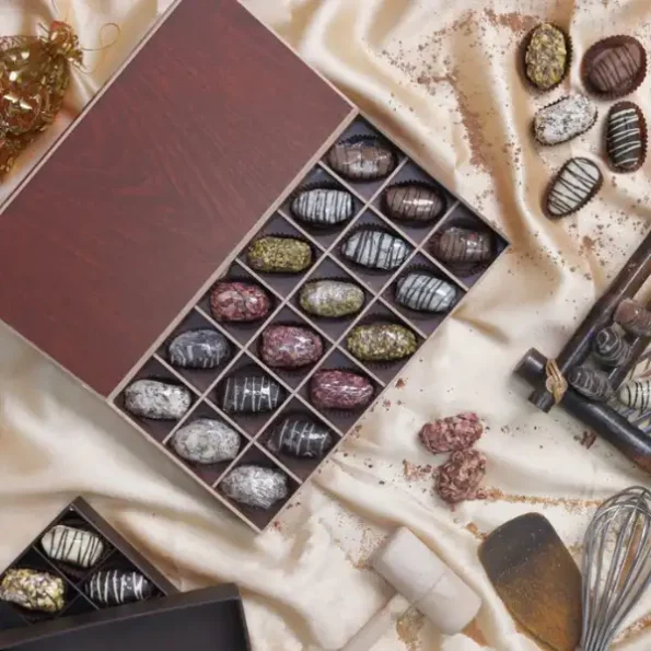 Premium Date Chocolates Gift Box (18 Pcs) 250g