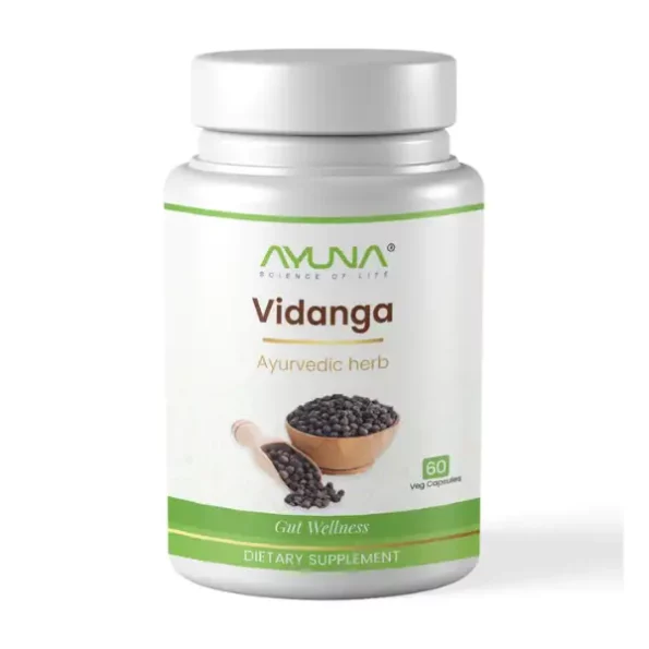 Ayuna Vidanga Veg Capsules, 60Capsules, Ayuna079-1.webp, Ayuna079 1