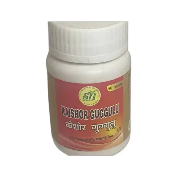 SN Herbals Kaishor Guggulu, 50 Tablet available on Herbkart