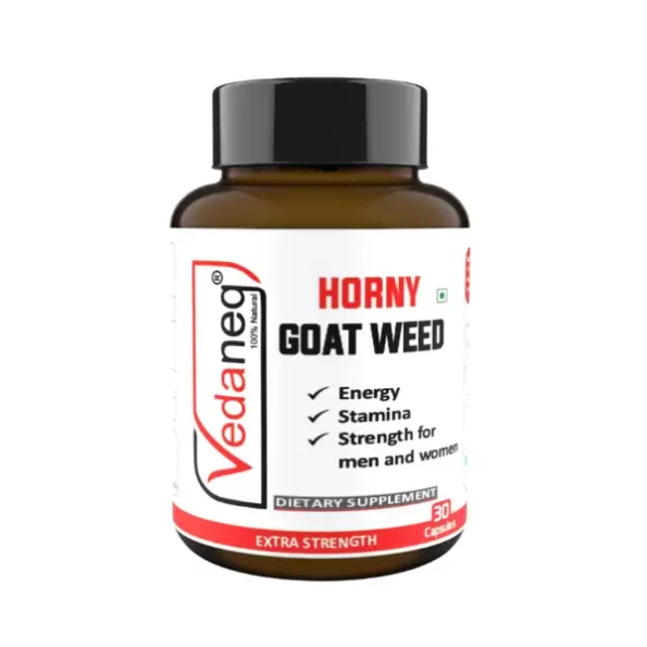 VedaneQ Horny Goat Weed With Maca Root For Stamina, Performance & Energy(30 Capsules), Vd_horny_30caps-1.webp, Vd horny 30caps 1