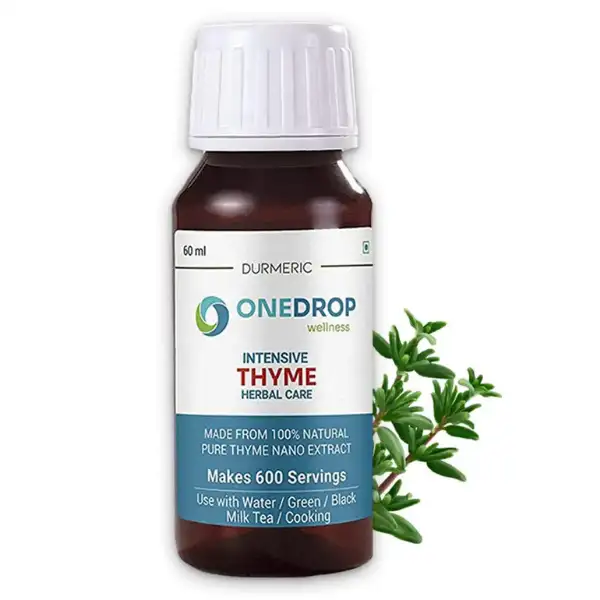 Onedrop Wellness Thyme Tea Drops, 60 ml, 600 Servings