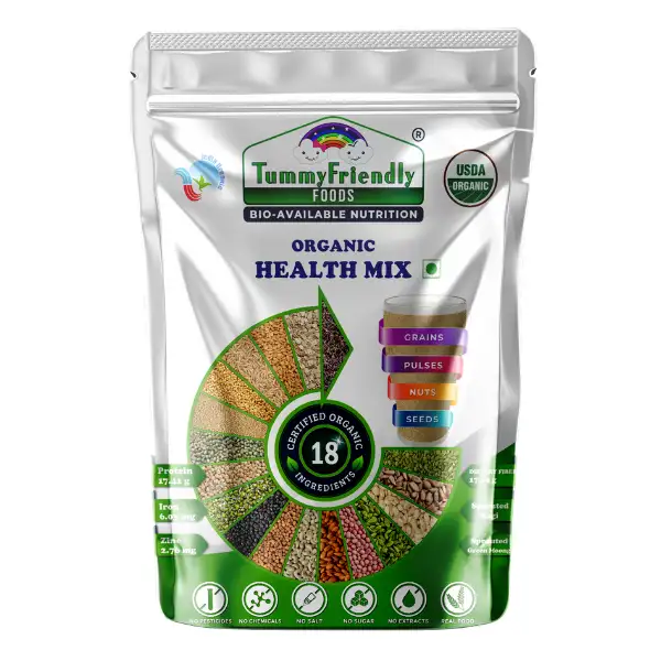 TummyFriendly Foods 100 Organic Health Mix for Kids and Adults 3200 g