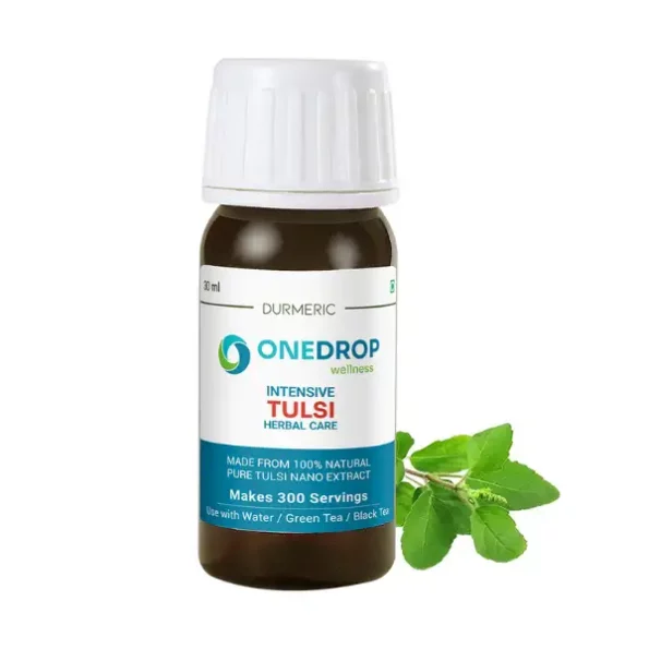 Onedrop Wellness Tulsi Oil Drops - 30Ml, 100% Natural Pure Tulsi Nano Extract, 300 Servings, Holy Basil, ODWTulsi-30ml-1.webp, ODWTulsi 30ml 1