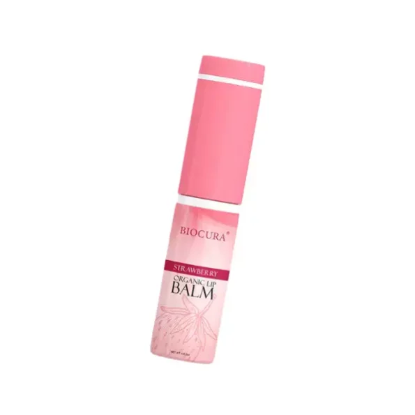 Biocura Luxury Lip Balm - Strawberry, 4.5 gm, Biocura023-1.webp, Biocura023 1