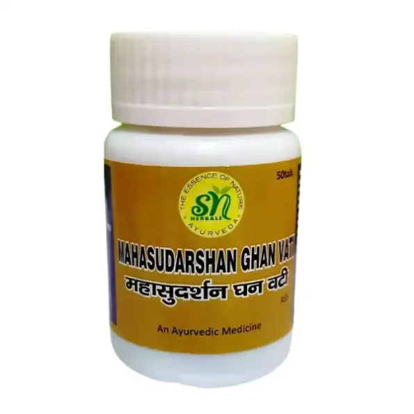 SN Herbals Mahasudarshan Ghan Vati, 50 Tablet, Snherbals-032-1.webp, Snherbals 032 1