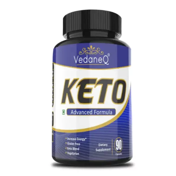 VedaneQ Keto Diet Weight loss 90 Capsules Slimming Supplement (90 No), VedaneQved_keto-1.webp, VedaneQved keto 1