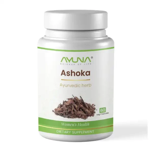 Ayuna Ashoka Veg Capsules, 60Capsules available on Herbkart