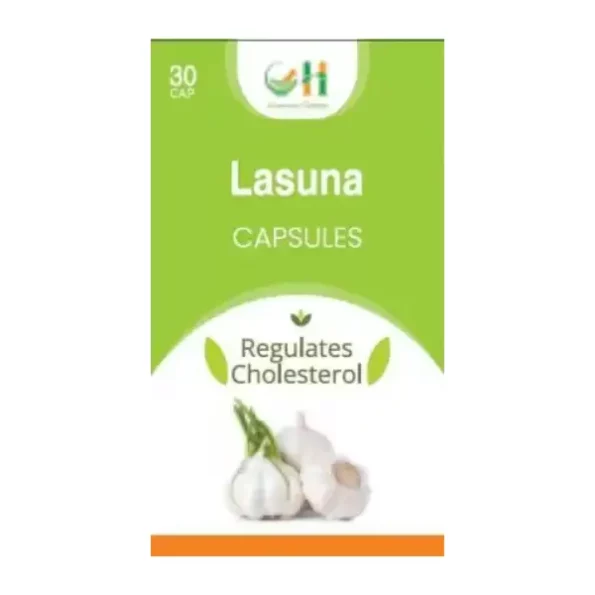 Garveish Herbals Lasuna Capsule, 30 Capsule available on Herbkart