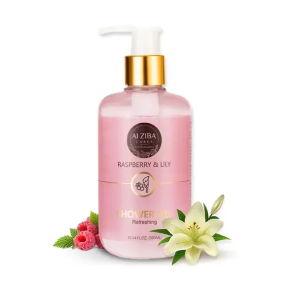 Raspberry & Lily Refreshing Shower Gel Body Wash - 300 ml