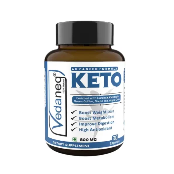 VedaneQ Keto Capsules for Weight loss 800 mg Supplement -Boost Energy 30 Capsules, Vd_keto_30caps-1.webp, Vd keto 30caps 1