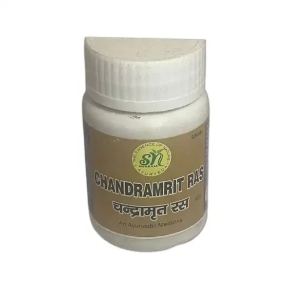 SN Herbals Chandramrit Ras, 50 Tablet available on Herbkart