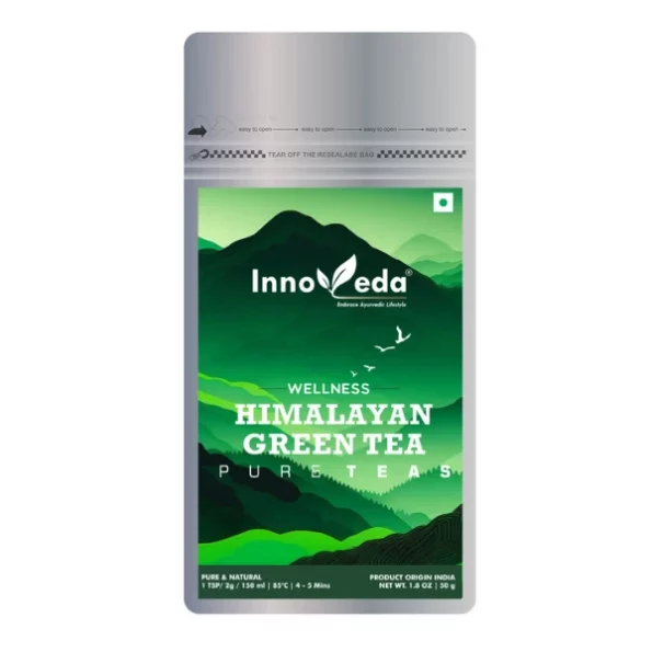 Innoveda Himalayan Green Tea 100 G (50-60 Tea Cups), Innoveda037-1.webp, Innoveda037 1