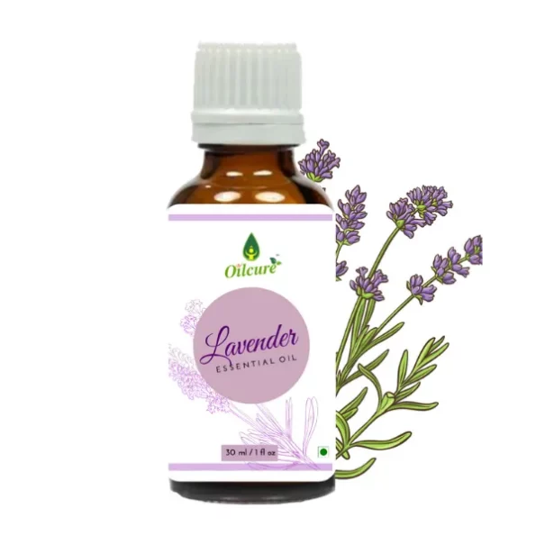 Oilcure Lavender Essential Oil - 30 ml available on Herbkart