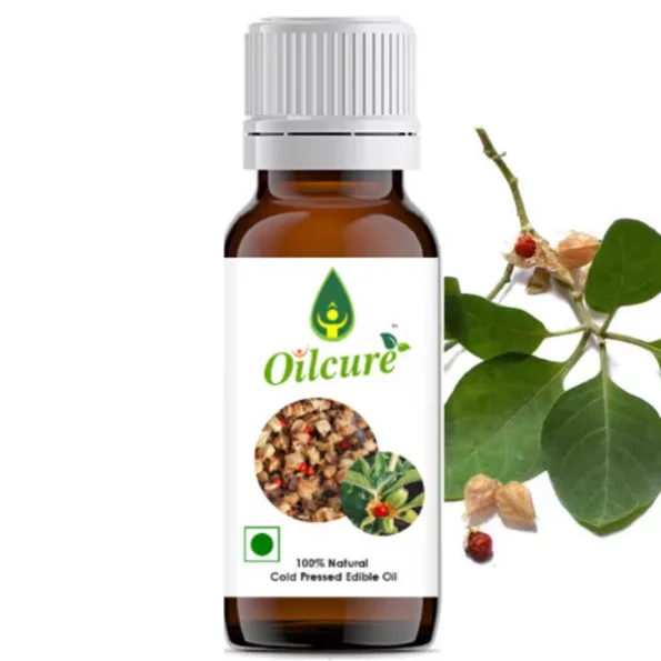 Oilcure Ashwagandha Seed Oil Edible,Cold Pressed,Pure, 100 ml available on Herbkart