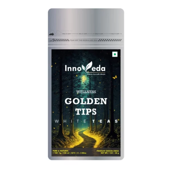 Innoveda Golden Tips Bud Tea 28 G (25-35 Tea Cups), Innoveda105-1.webp, Innoveda105 1