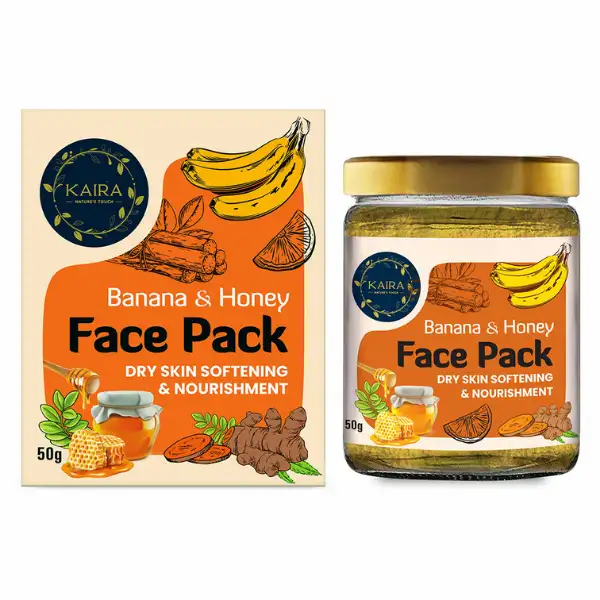Kaira Naturals Banana & Honey Face Pack