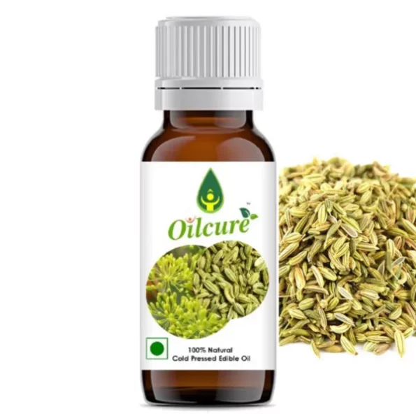 Oilcure Fennel Seed Oil,Saunf Oil,Edible,Cold Pressed,100 ml available on Herbkart