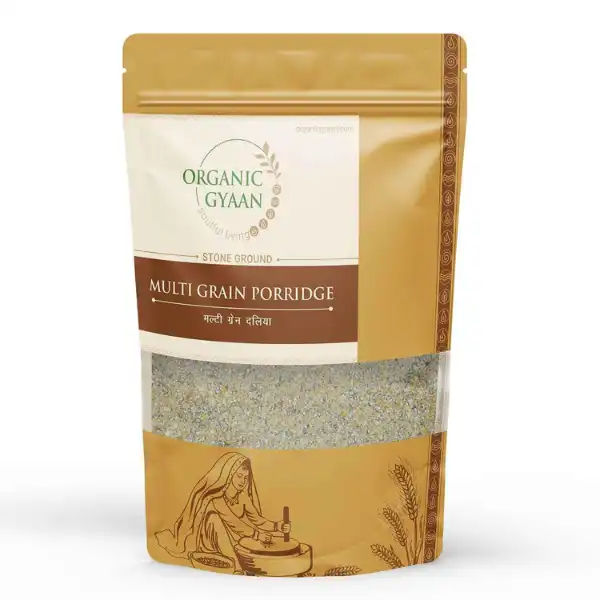 Organic Gyaan Multi Grain Dalia (Pordige), 900 gm