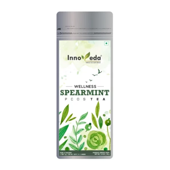 Innoveda Spearmint PCOS Tea 50 G (30-40 Tea Cups), Innoveda076-1.webp, Innoveda076 1